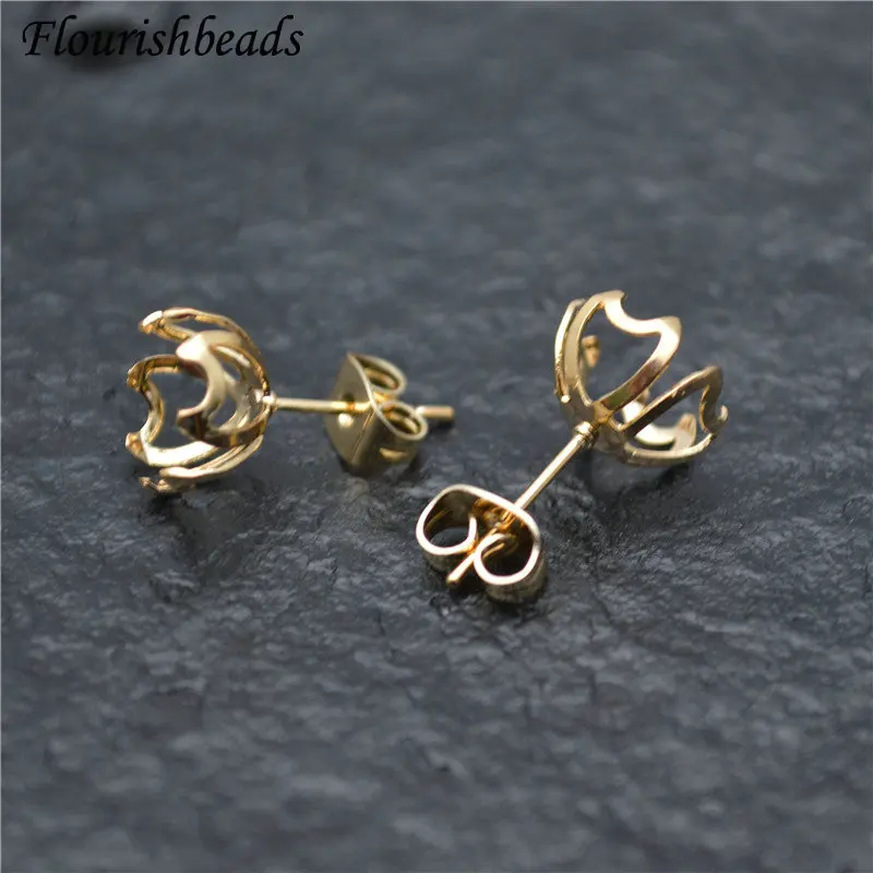 Новое поступление антикоррозийные металлические гвоздики для ушей золотого