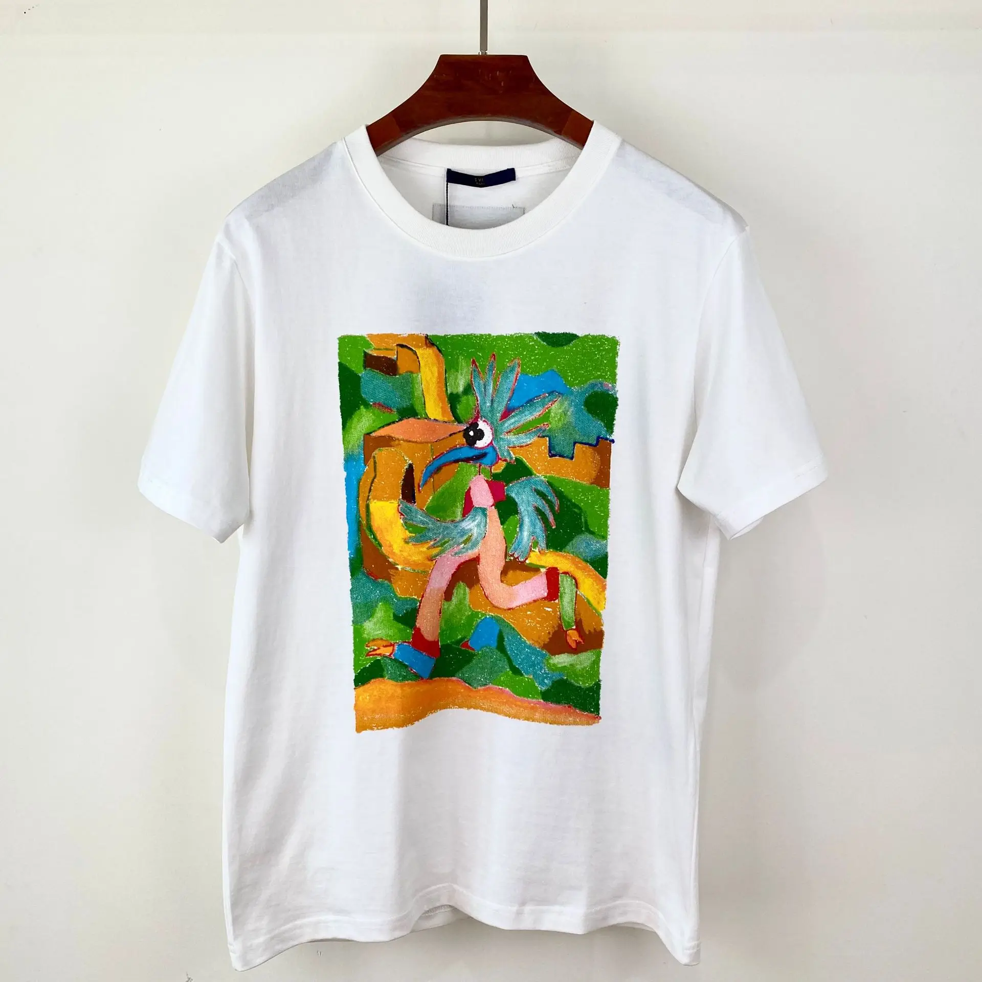 

2021 summer new graffiti print short-sleeved T-Shirt