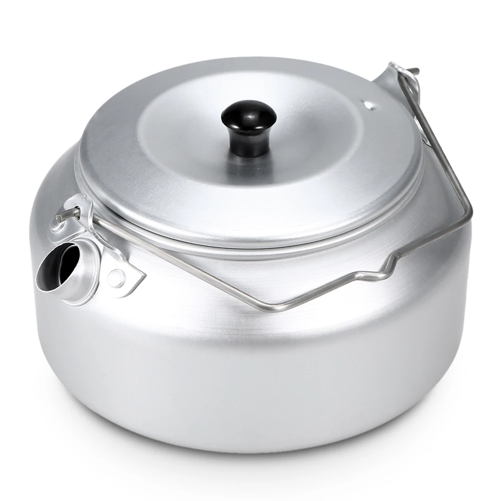 Сверхлегкий Алюминиевый походный чайник для воды портативный открытый кофейник