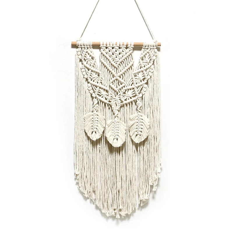 

Настенный Плетеный гобелен AD55 ручной работы, настенный подвесной гобелен макраме, Настенный декор в богемном стиле, Плетеный домашний деко...