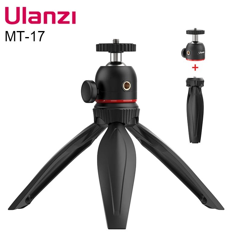 Регулируемый мини-штатив Ulanzi MT-17 съемная шариковая головка штатива для