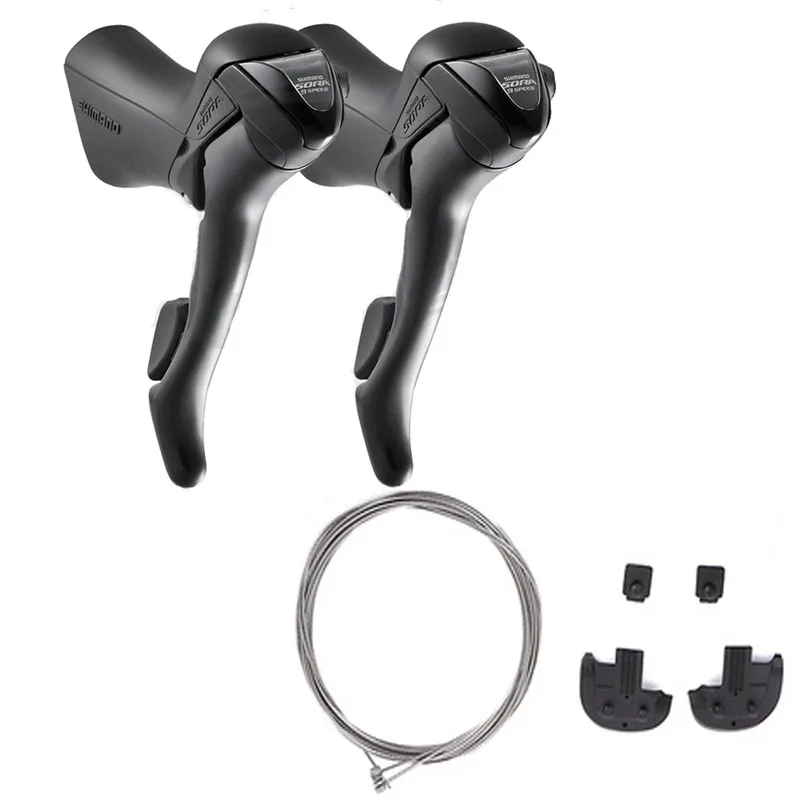 ST-3500 18S Pair SHIMANO SORA ST-3500/3400 рычаг переключения ручного тормоза 2x9 скорость влево/вправо/пара рычаги w/оригинальные внутренние кабели - Color: ST-3500 18S Pair
