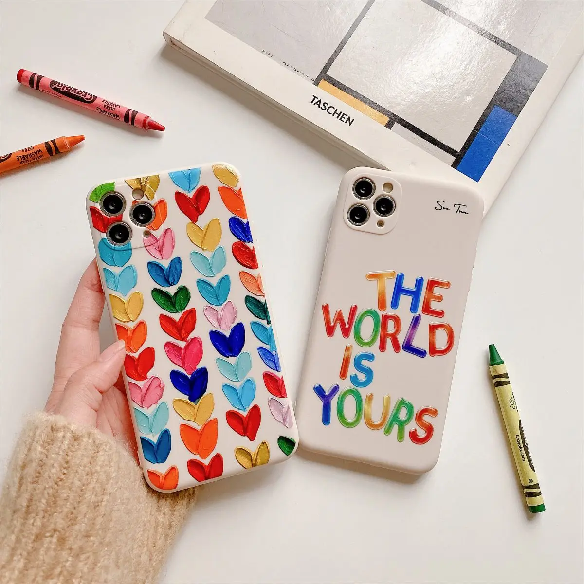 

Color love mobile phone case for iPhone11 1iPhone11 por iPhone11 por MAX iPhone12 iPhone12 por iPhone12 por MAX