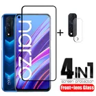 4-в-1 для OPPO Realme Narzo 30 4G СТЕКЛО для Realme Narzo 30 4G Полное покрытие HD Защита экрана для Realme Narzo 30 4G стекло объектива