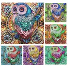 Сова 5D особой формы алмазная живопись вышивка рукоделие горный хрусталь кристалл крестиком Набор сделай сам C6UE