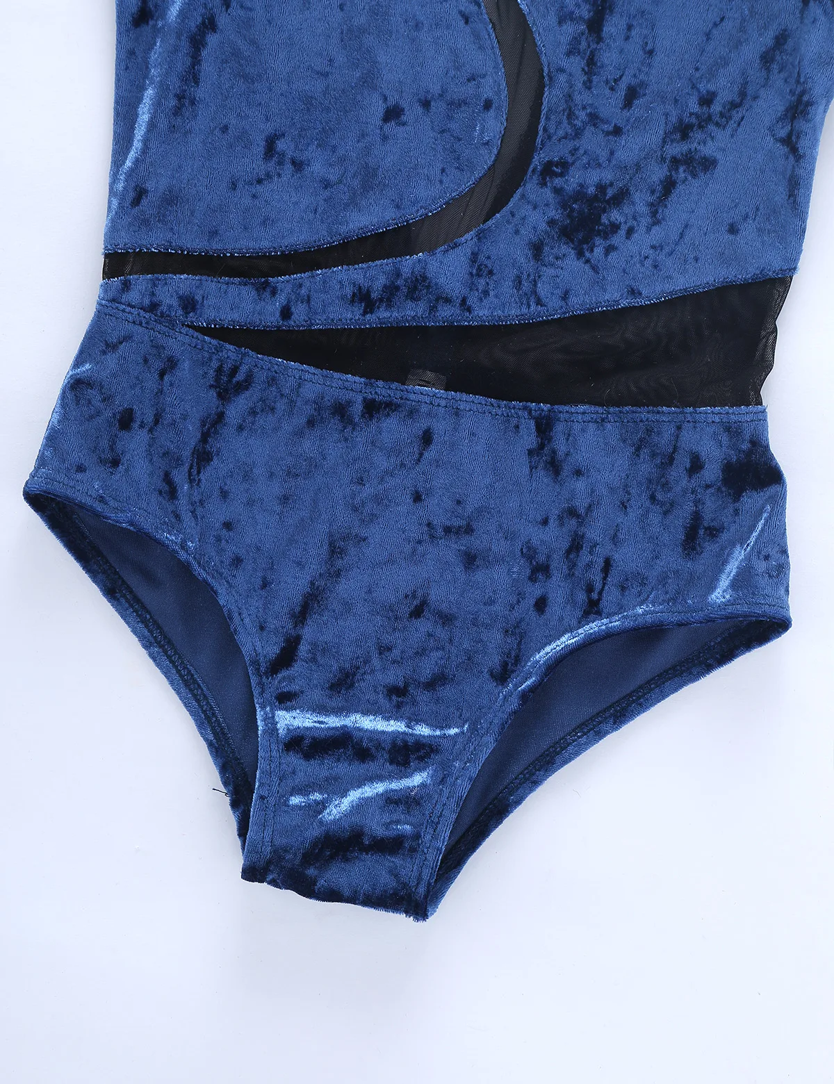 Детское гимнастическое трико без рукавов для девочек комбинезон сетчатый