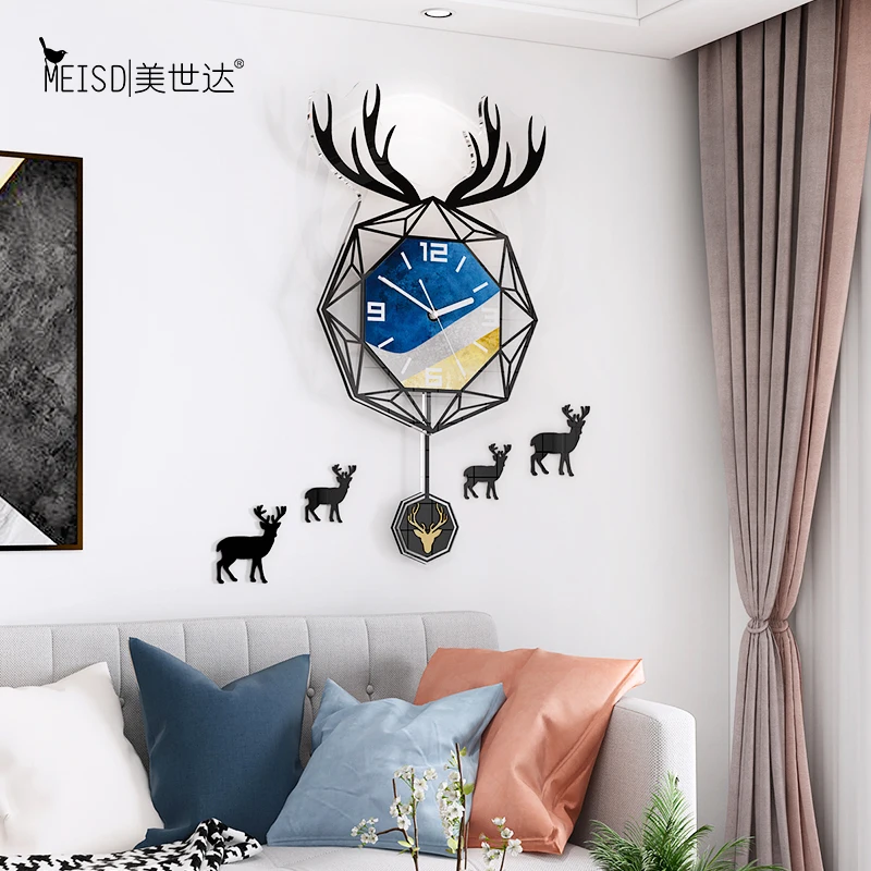 Новые скандинавские бесшумные акриловые декоративные маятниковые большие