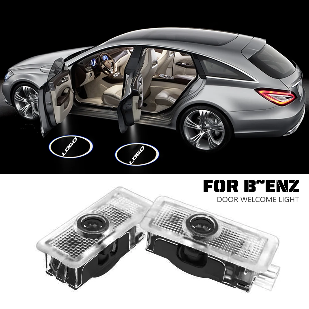 2 шт. двери автомобиля Добро пожаловать светильник светодиодных фар для авто