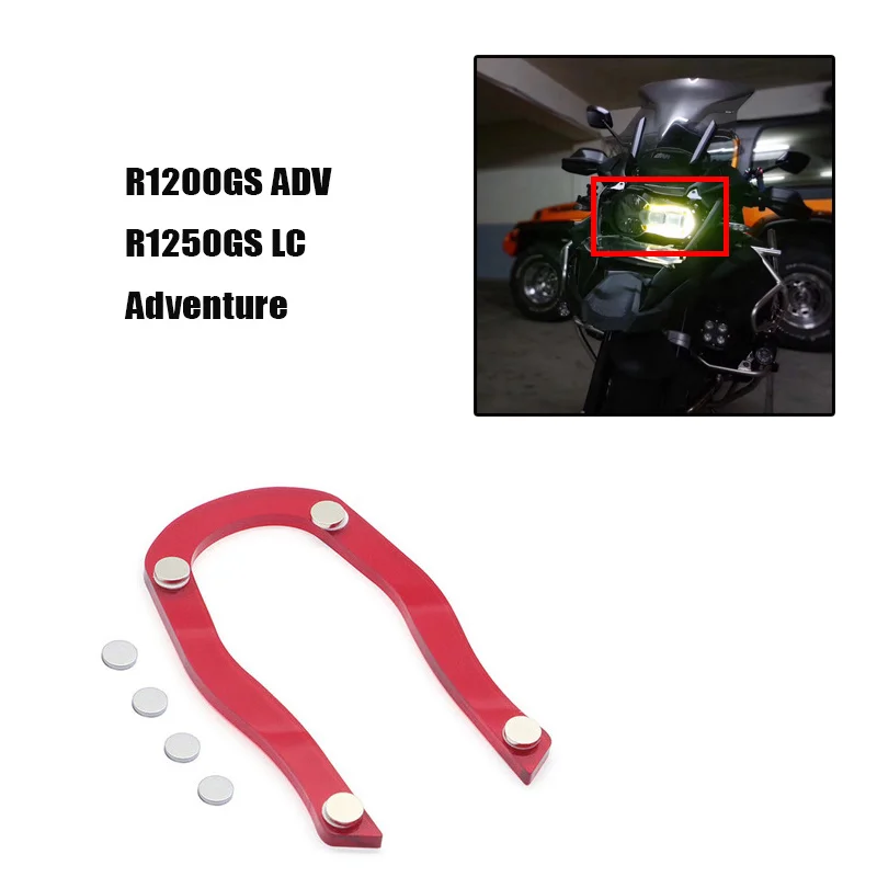 

Motorcycle Grille Headlight Protector Guard Lens Cover for BMW R1200GS LC ADV 13-18 Motorcycle Accessories Red