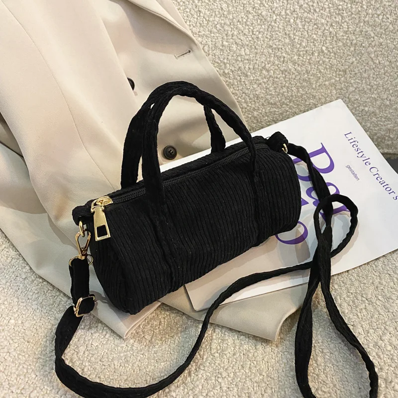 

OLUOLIN Women Fashion Crossbody Bag Corduroy Messenger Bags Ladies Handbags And Purses Female Satchel Shoulder Bags Luxury