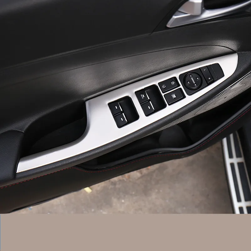 Stainless Steel Glasses/Window Switch Frame For Hyundai All New Tucson 2015 2016 2017 AA051 | Автомобили и мотоциклы