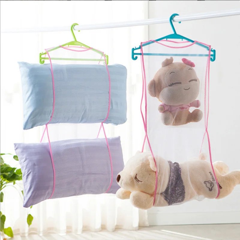 

Creative Pillow Cushion Storage Bag Shelf Drying Laundry Drying Nets Drying Rack With Multiple Drying Racks dry net underwear