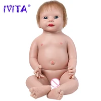 ivita wg1523rh 48cm 3 9kg realistic silicone reborn baby dolls newborn baby lifelike skin bebe toys for children christmas gift