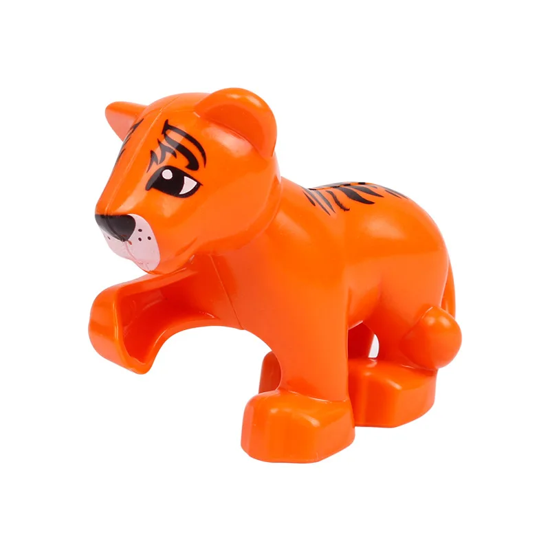 

2021 NEW Large particle building blocks animal assembly scene plastic accessories kids toys Children gift