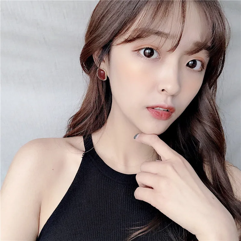 Комплект Tide of качество джокер смолы серьги-гвоздики геометрической формы