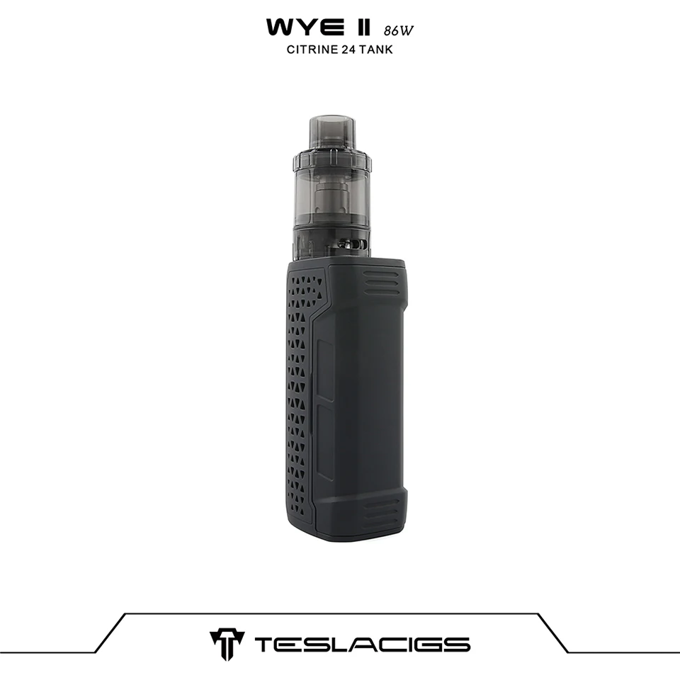 Набор для вейпа Tesla WYE II 86W TC с баком 4 мл цитрина 24 аккумулятор 18650 боксмод Telsa vs Punk