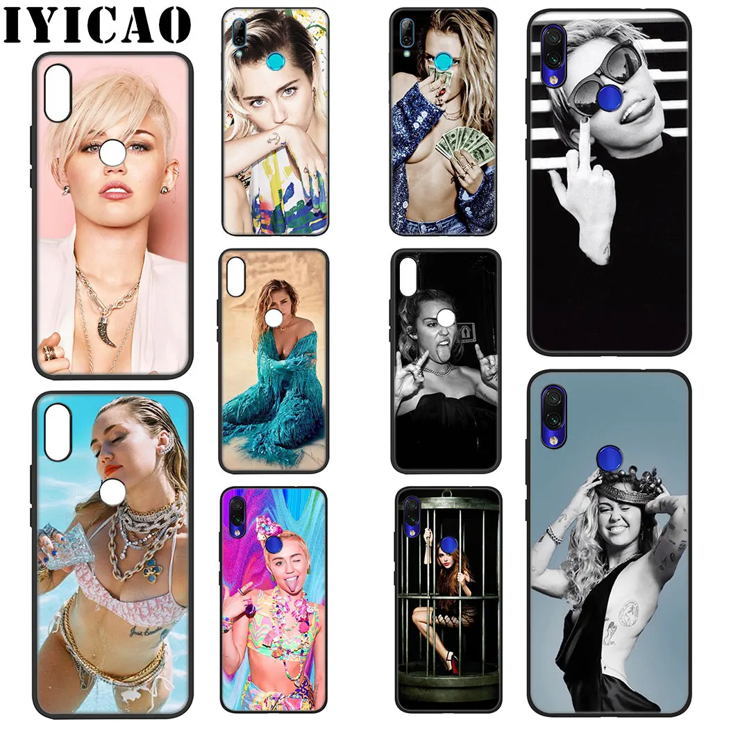 IYICAO Miley Cyrus Singer классный Мягкий силиконовый чехол для Xiaomi Redmi Note 5 6 7 8 Pro 5A Prime 4X |