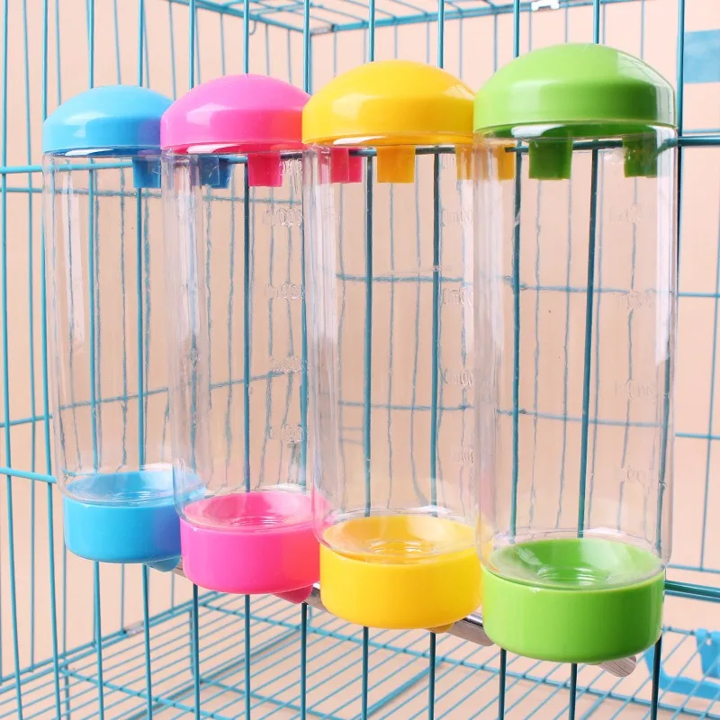 500 мл поилка для животных собак Висячие бутылки дозатор птиц кроликов
