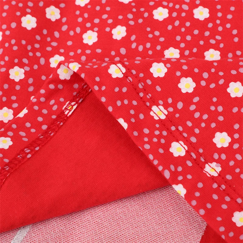 Girls Cartoon Dress Long Sleeve Cotton Chrismas Gift Cute Deer Print Princess Floral Kids Clothes | Детская одежда и обувь