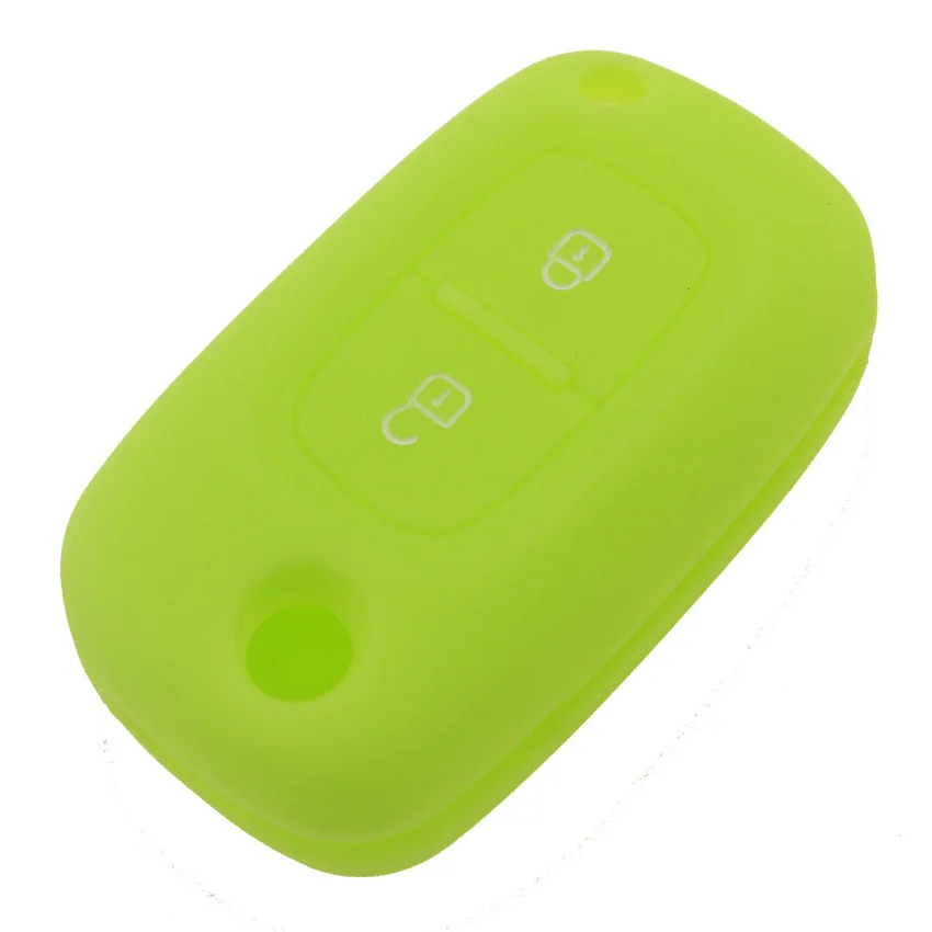 1 шт. 2 кнопки силиконовый откидной складной чехол для дистанционного ключа от