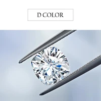 szjinao real 100 loose gemstone moissanite diamond 8mm 2 5ct d color vvs1 undefined stone cushion cut for jewelry diamond ring
