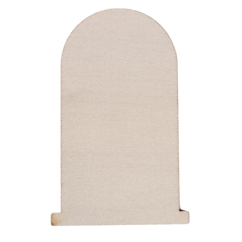 25 шт./компл. портал в форме лазерная гравировка древесной щепы искусственные