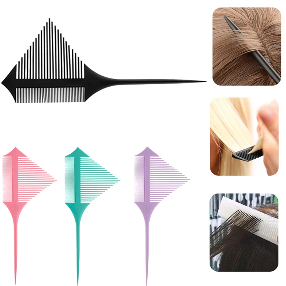 

Hair Coloring Comb Dyeing Comb Double Side Hair Brush with Long Handle for Home Hair Salon Hair Coloring Tool Antistatic
