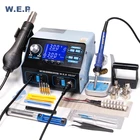 WEP 992D + паяльник, паяльная станция с горячим воздухом для телефона, IC PCB, ремонтная станция для демонтажа, паяльная станция BGA, паяльный инструмент