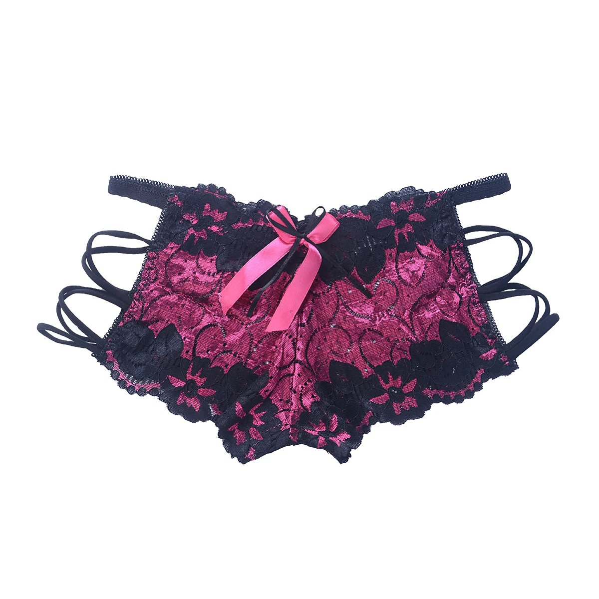 rose red Новые Сексуальные женские сексуальные мужские трусы боксеры трусы бесшовные трусы - Цвет: rose red