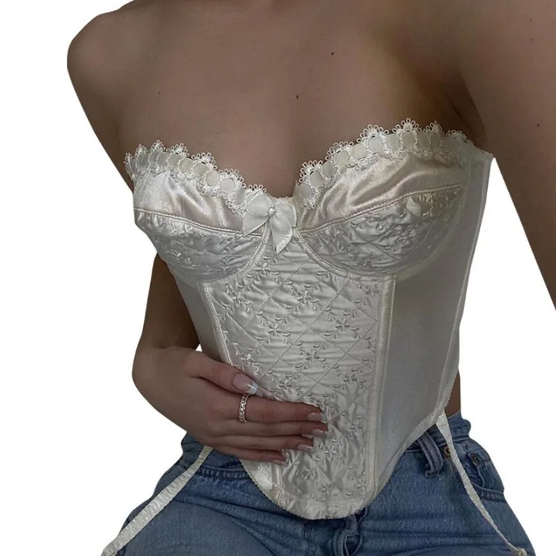 

Women Summer Fashion Sexy Solid White Slim Tank Top New Simple Basic Wild Vacation Beach Cute Bow Lady Vest q270