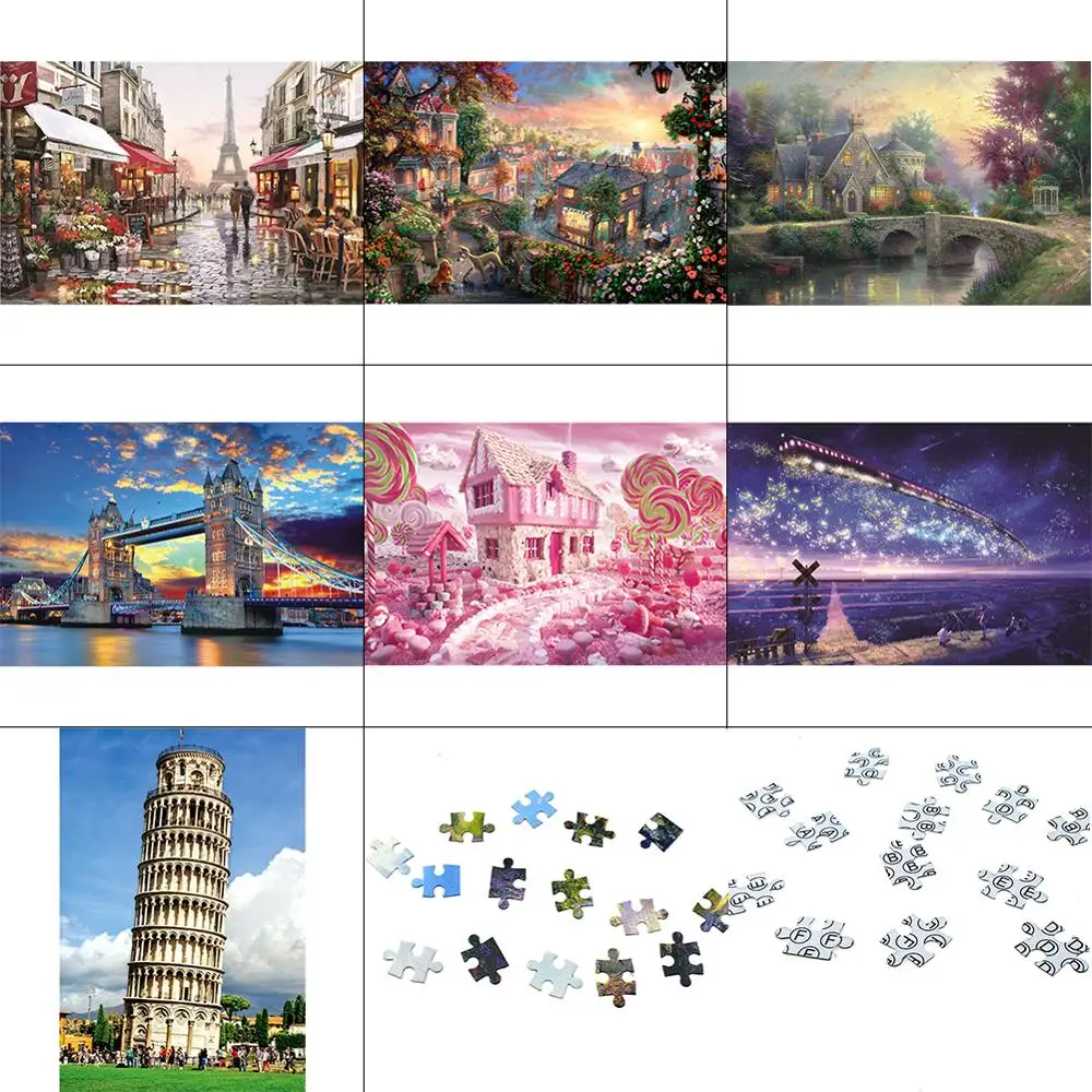 Пазл бумажный 3D для детей и взрослых 1000 шт. | Игрушки хобби