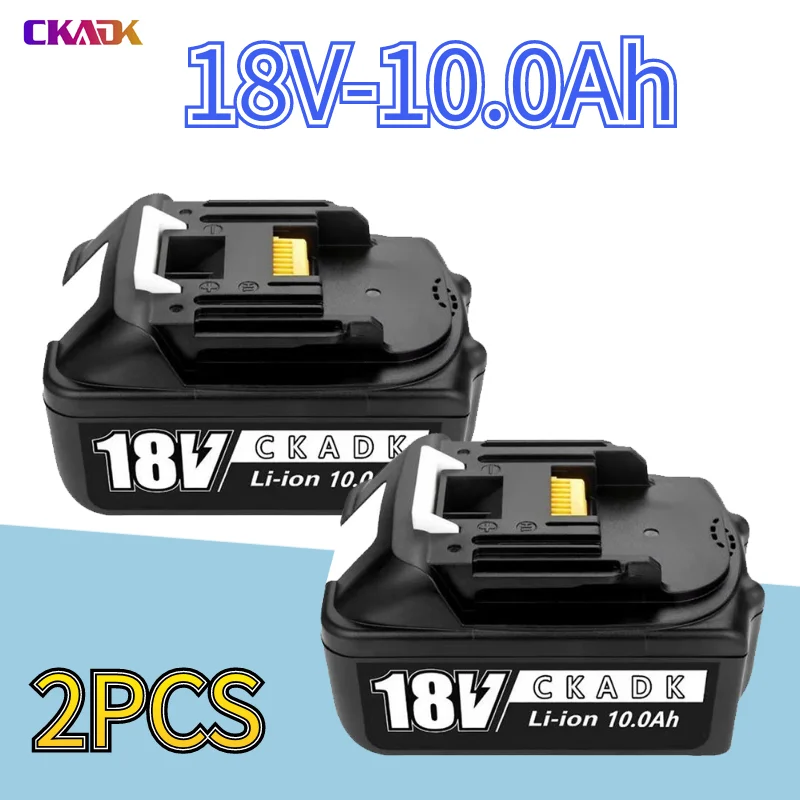 

Batterie Lithium-Ion 18 v 3a, charger Rechargeable 18 V 10000mAh pour Makita BL1840 BL1850 BL1830 BL1860B