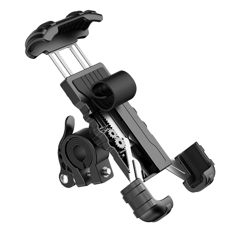

Motorcycle Bike Phone Holder Motorcycle Phone Mount Handlebar Holder for Outdoor for Cycling Black