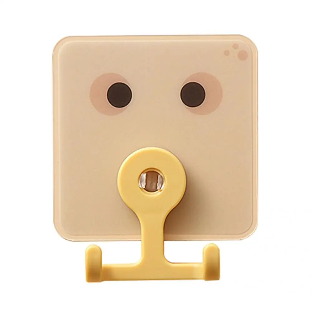 

Wear-resistant ABS ABS Punch-free Multi-use Double Head Hook for Living Room