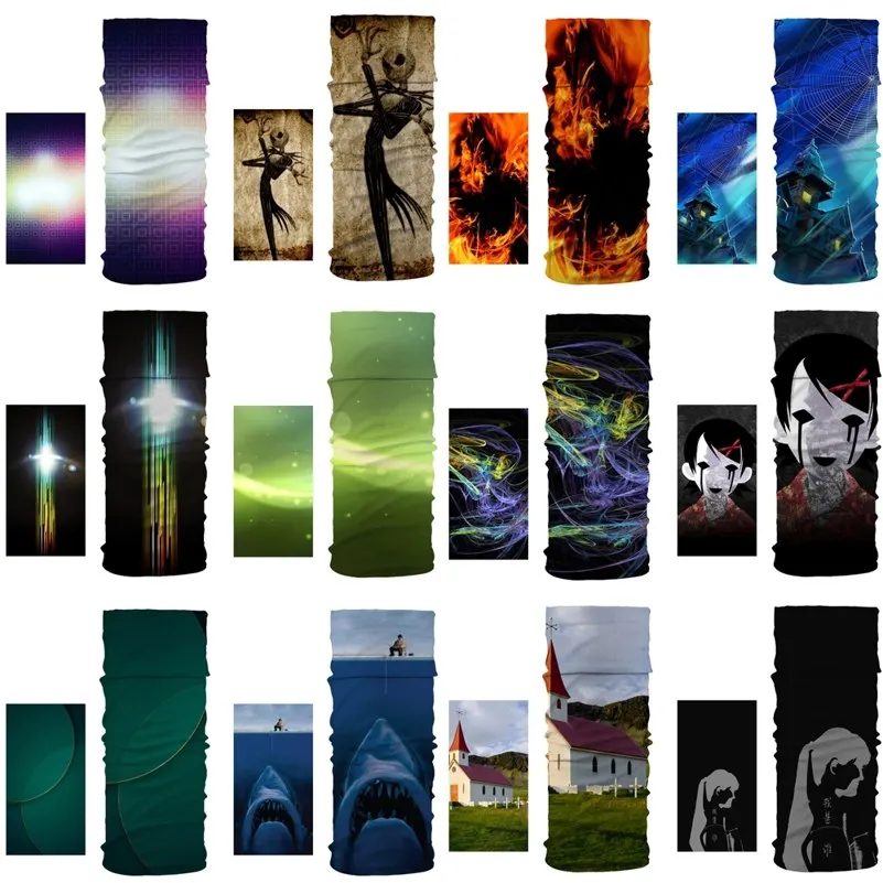 

Multifunctional Sealess Bandanas Cycling Scarf Men Women Headwear Outdoor Neck Gaiter Cover Bike Face Headband Magic Neckerchief