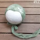 Ручная работа детская ручная вязка мохеровая шапочка реквизит для фотосъемки новорожденных одежда