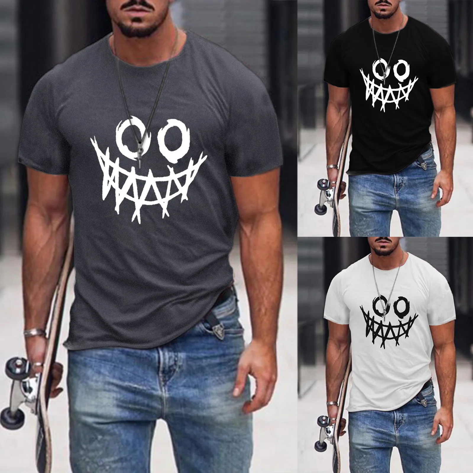 

Funny Print T Shirts For Guys O-neck Short Sleeve Regular Mens Top Quality Men Summer Casual Slim Tee Shirt Crop Top Blouses
