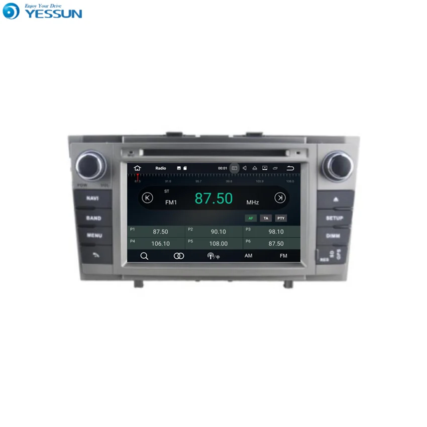 Автомобильный DVD плеер YESSUN для Toyota Avensis Verso 2008 2013 Android с GPS навигацией
