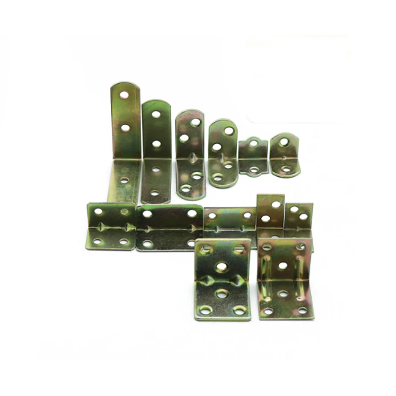 10 шт. прямоугольный разъем (под углом 90 градусов) кронштейны Сталь угловая скобка