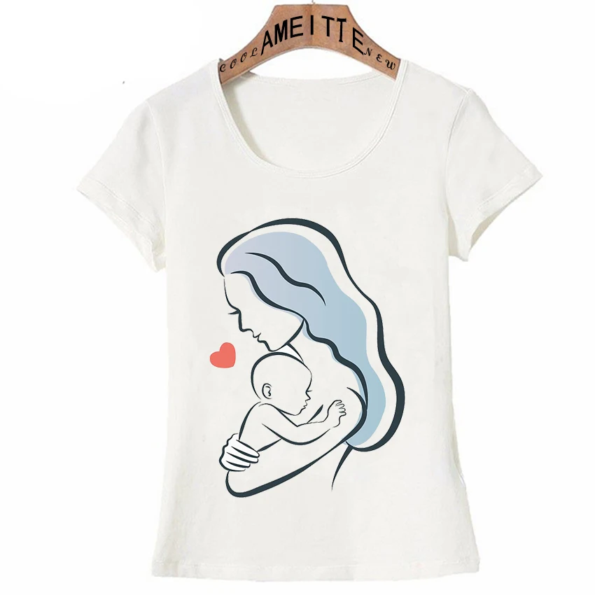 Новинка летняя модная женская футболка с коротким рукавом рисунком из