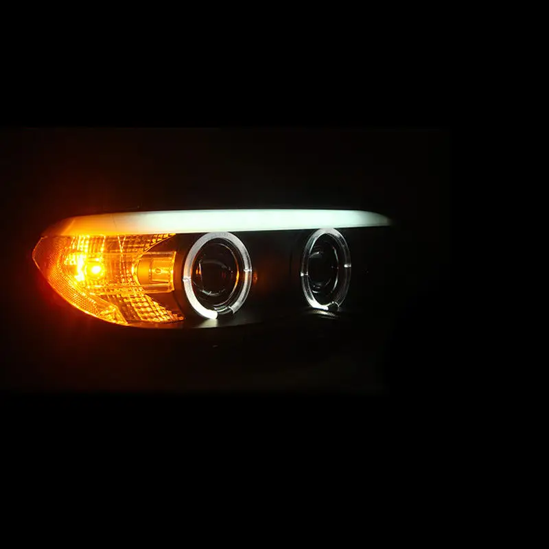 Для BMW X5 E53 2003 2004 2005 2006 Автомобильный светодиодный DRL и Биксеноновая