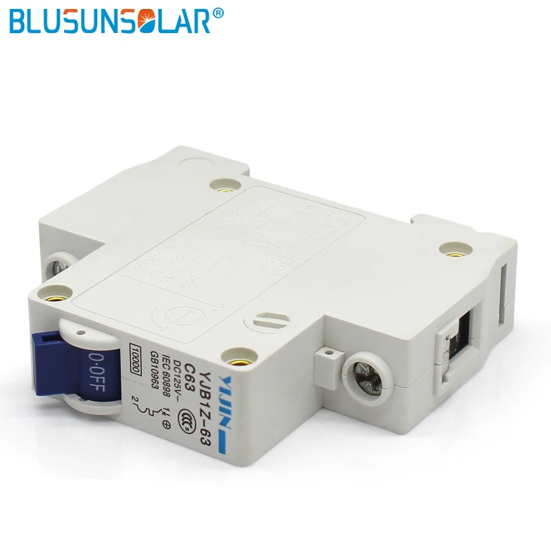 1P 63A DC125V DC Автоматический выключатель SOLARB для Солнечной PV системы|Автоматические