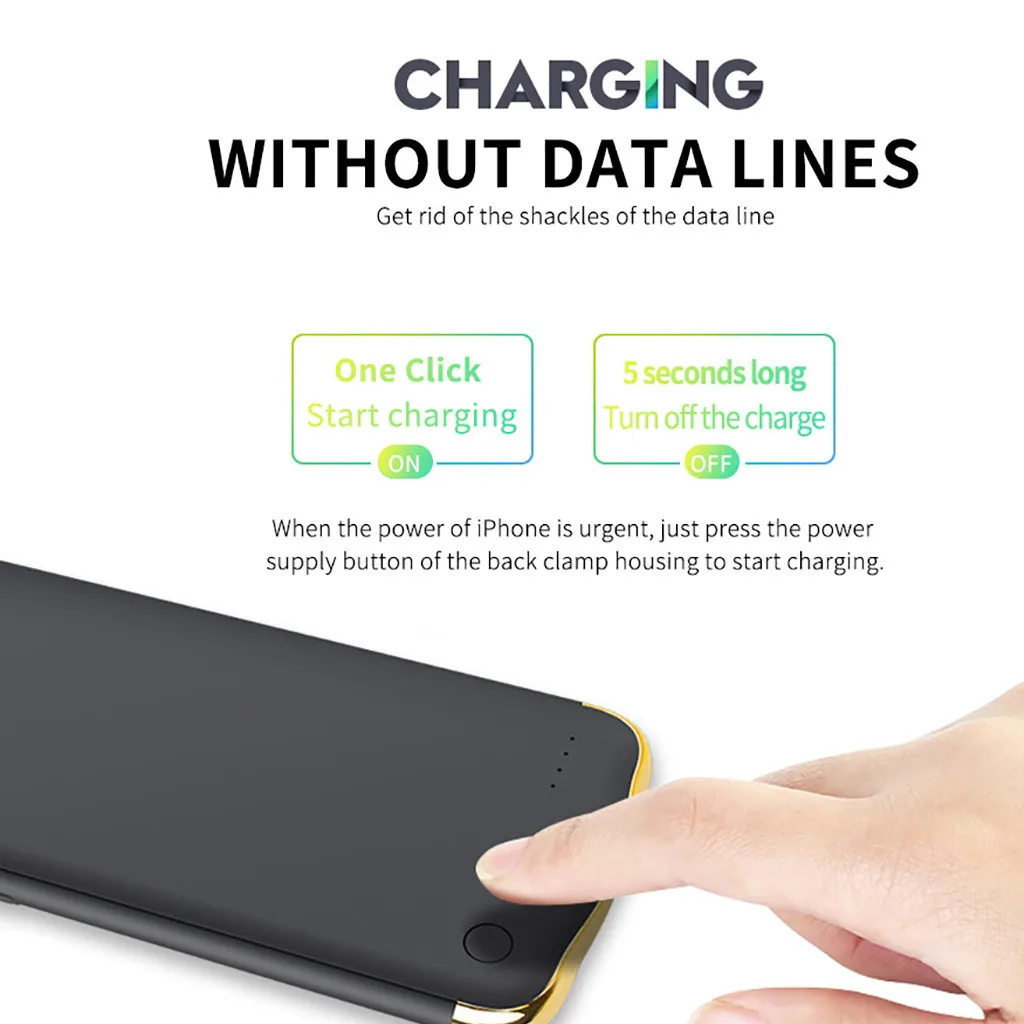 6000 мАч чехол для телефона с удлиненным аккумулятором зарядки iphone 11 /11 Pro ProMax 6 5