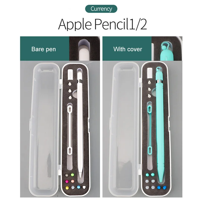 Пенал для Apple Pencil 1/2 чехол коробка хранения защитный карандашей стилус 1 2