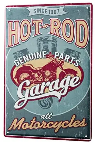 

Оловянные таблички для декора гаража, старинные Горячие стержни