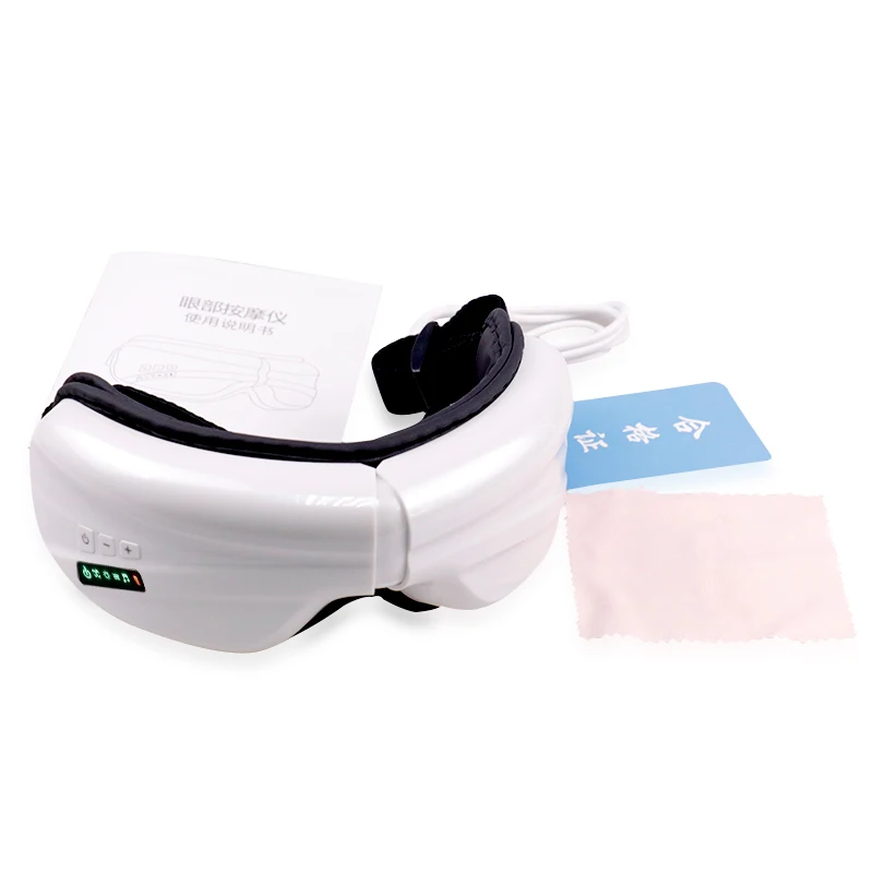 Электрический массажер для глаз с воздушным давлением маска накладная мягкая