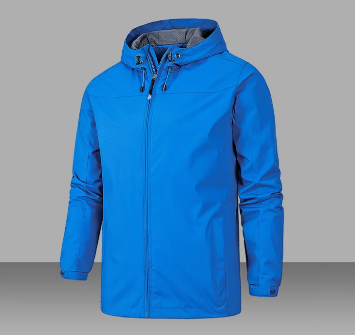 

New Design Custom Outdoor Jacket Thin Section Spring and Autumn Single Layer Large Size Jacket Jacket Tide Windproof Waterproof