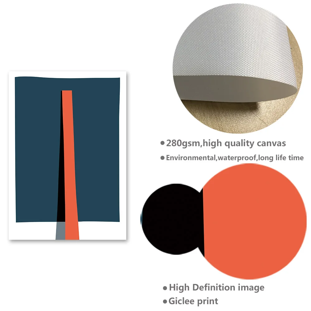 Минималистичная Геометрическая абстрактная живопись скандинавский плакат