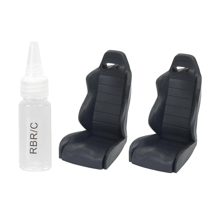 

2 Set RC Car Part: 1 Set Plastic Driving Seat & 1 Pcs 20ML RC Shock Absorbers Oil