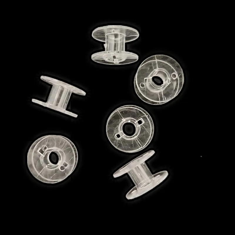 10 шт. прозрачный шпульки для швейной машины дома на пластиковой катушке Швейные